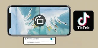 Rotación automática en TikTok Cómo activarla o desactivarla